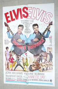 Double Trouble One Sheet Movie Poster 1967 - Foto 1 di 3
