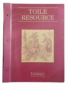 Thibaut Vintage Wallpaper Catalog Samples Book French Toile Resource Crafts - Imagen 1 de 10