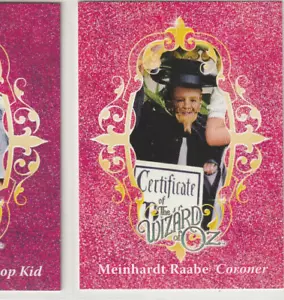 BREYGENT DER ZAUBERER VON OZ ""WILLKOMMEN IN MUNCHKINLAND"" MEINHARDT RAABE CORONER #MRC - Bild 1 von 1