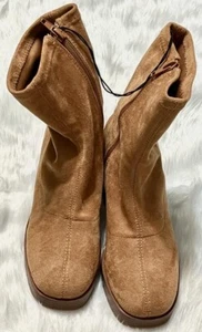Sugar Women's Square Heel Boots. Brown. Size 6 - Picture 1 of 3