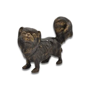 Bronzeskulptur "Pekinese" - Imagen 1 de 5