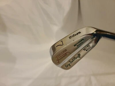 Wilson Carry Middlecoff Precision Gooseneck 7-Iron autograph Model Golf Club - Image 1 of 4