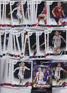 2022-23 Topps Chrome UEFA Women's Champions League COMPLETE SET #1-100 - - Picture 1 of 1