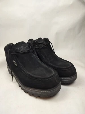 Lugz Chukka Hombres Botas Talla 12 Negro Vestido de Senderismo Informal Caminar Usado Foto 1 de 4