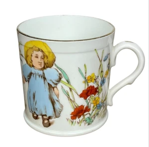 The Foley China Roses And Pansies Tea Cup Victorian Bone China Antique England - Picture 1 of 9