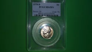 1978 D Jefferson Nickel MS65 FS! - Picture 1 of 4