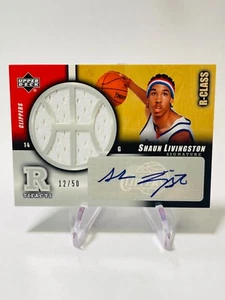 SHAUN LIVINGSTON 2004-05 UD R-Class RC Rookie PATCH AUTO SR-SL #’d/50 SSP - Picture 1 of 2