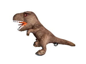 Jurassic World Dominion Plüsch Raging T Rex Dinosaurier braun Kissen Buddy - Bild 1 von 6