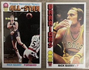 1976-77 Topps Rick Barry All Star Card Set Break #132 #50 Nice Cards Basketball
