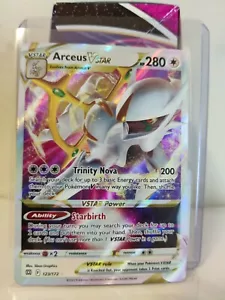 ARCEUS VSTAR 2022 POKEMON BRILLIANT STARS 123/172 ULTRA RARE FULL ART HOLO NM - Bild 1 von 5