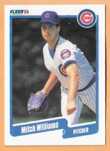 MITCH WILLIAMS CHICAGO CUBS #48 - FLEER CASI NUEVO-COMO NUEVO 1990 - Imagen 1 de 2