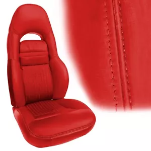 Fundas de asiento para asientos deportivos Corvette Torch 1997-2004 vinilo rojo - Imagen 1 de 1
