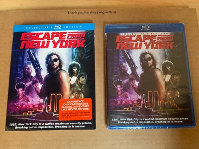 ESCAPE FROM NEW YORK (1981) Reg A SCREAM FACTORY BLU RAY NEW & SEALED + Slipcase - Image 1 of 4