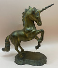 1980 Aldon Accessories Ltd Solid Brass 5 Unicorn Paperweight Statue   Taiwan
