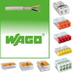 Wago Klemme Wagoklemmen /Verbindungsklemme /Dosenklemme /Hebel Klemmen Kabel - Bild 1 von 19