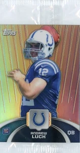 2012 Topps Finest Refractor Rookie RC Andrew Luck Sealed Pack - Bild 1 von 3