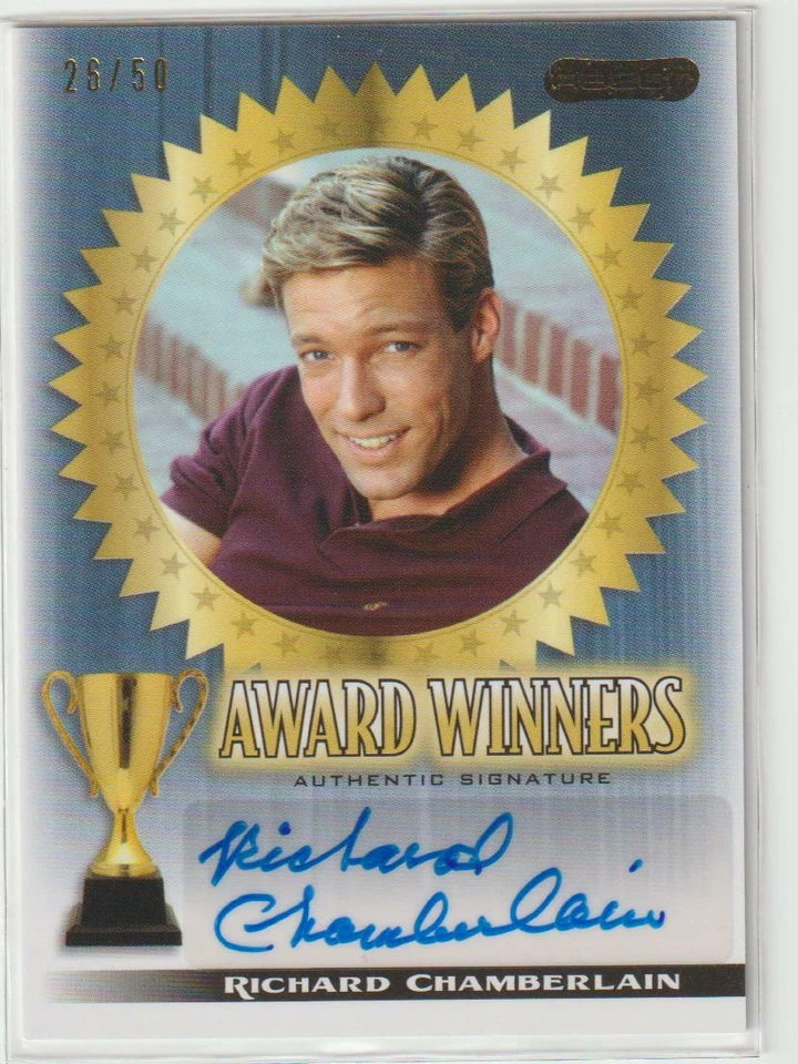 RAZOR POP CENTURY 2010 AUTOGRAPH CARD RICHARD CHAMBERLAIN SIGNED SHOGUN 26/50 - Image 1 of 1