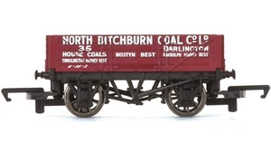 Hornby R6744 4 tablones vagón North Bitchburn Coal Co Ltd - Imagen 1 de 1