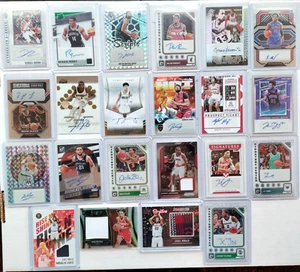 22x Auto Patch Lot Autograph /10 /25 /99 /999- Rookie SP Prizm Patch KAWHI - Picture 1 of 2