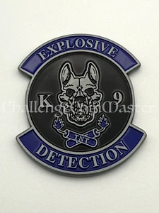 Moneta sfida rilevamento esplosivo F58 United States Capitol Police K9 Unit - Foto 1 di 2