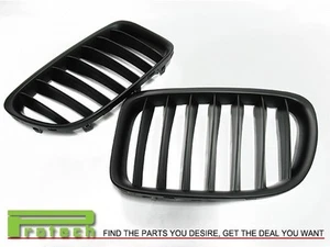 BMW E84 X1 Upgrade Matt Black Kidney Euro Sport Front Slat Grill SUV 10-15 - Foto 1 di 3