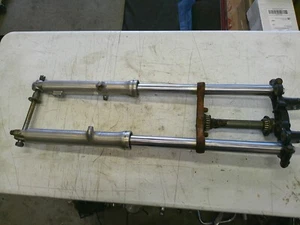 1980-1988 Suzuki GS 450 GS450L front forks suspension - Foto 1 di 18