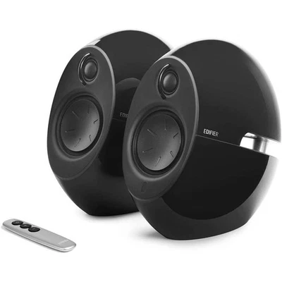 Edifier Luna E25 Design-Lautsprecherset mit Bluetooth 74 Watt Schwarz - Bild 1 von 4