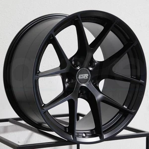 One 18x10.5 ESR RF02 RF2 5x114.3 22 Matte Black Wheel Rim 72.56 - Picture 1 of 7