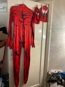 Spider-Man costume with 2 masks Inc Halloween Spider-Man size 15 years - Picture 1 of 2