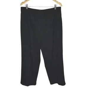 JM Collection schwarze Damen-Pull-On-Hose Petite 12 elastischer Bund Stretch - Bild 1 von 9