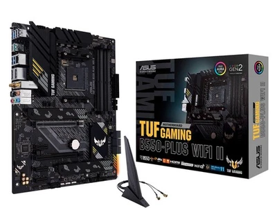ASUS TUF GAMING B550-PLUS WIFI II AM4 AMD B550 ATX AMD Motherboard - Image 1 of 2
