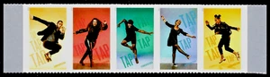 TAP DANCE MOVES 2021 US  #5609-5613 TAP TAP DANCERS TAP 5 MVF FOREVER STAMP SET - Picture 1 of 2