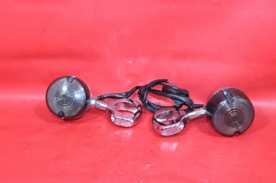 2000 HARLEY-DAVIDSON NIGHT TRAIN FXSTB FRONT LEFT RIGHT TURN SIGNALS LIGHT SMOKE - Image 1 of 4