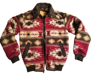 Powder River Outfitters Mens XX-Small Aztec Commander Wool Panhandle Western Jac - Picture 1 of 13