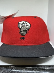 Vintage New Lansing Lugnuts New Era 5950 Pro Modell Wollmütze Gr. 6 7/8 Hergestellt in den USA - Bild 1 von 4