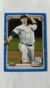 Bowman 1st 126/150 2020 Tarik Skubal azul paralelo #BP-108 pre novato RC Tigers - Imagen 1 de 2