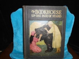 Antique, 1920s~ My Bookhouse for Children ~ UP ONE PAIR OF STAIRS ~ Olive Miller - Imagen 1 de 4