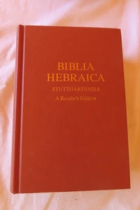 Biblia Hebraica Stuttgartensia A Reader's Edition Deutsche Bibelgesellschaft - Picture 1 of 9