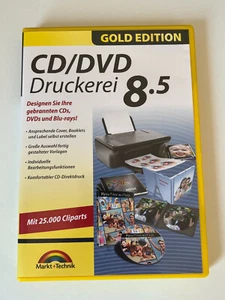 CD/DVD Druckerei 8.5 Gold Edition- CD Labels und Hüllen drucken - DVD-ROM - Bild 1 von 3