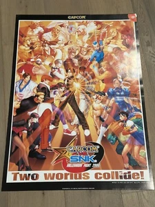 Capcom Vs SNK Millennium Fight 2000 Promotional Poster 28.75” x 20.25” Dreamcast - Picture 1 of 4