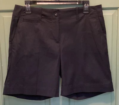 Pantalones Cortos Para Mujer Talbots Caqui Talla 6 Azul Marino Tiro Medio Elastizados Informales Bolsillos Foto 1 de 4