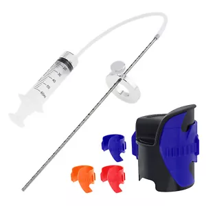1set 45mm-55mm Motorcycle Fork Seal Cleaner Tool w/Syringe Oil Level Gauge Tool - Picture 1 of 12