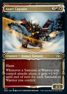Asari Captain x4 4x escaparate Kamigawa: Neon Dynasty casi nuevo como nuevo Magic The Gathering - Imagen 1 de 1
