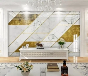 3D Marble Line Texture G5658 Wallpaper Wall Murals Removable Self-adhesive Honey - Picture 1 of 11