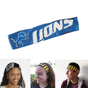 New NFL Detroit Lions Fanband Jersey Headband Head-Band by Little Earth - Picture 1 of 1