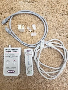 Belkin Multi Network Cable Tester BNC Terminator Remote w/ Case - Picture 1 of 4