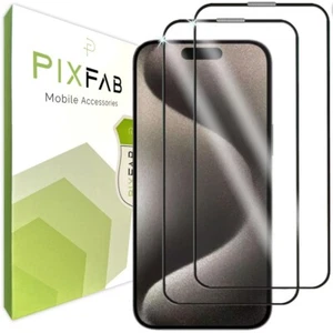 For Apple iPhone 16e 16 15 14 13 Pro Max Full Screen 3D Tempered Glass Protector - Picture 1 of 12