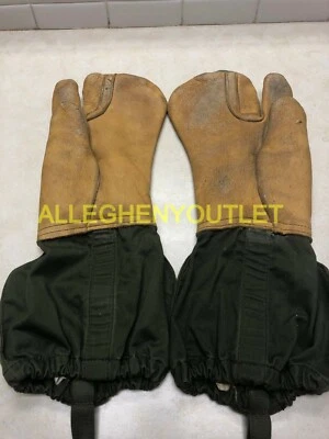 US Military TRIGGER FINGER MITTEN SHELLS Hunting Gloves MED & LRG USED GC - Image 1 of 4