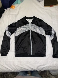 PlayStation Game Controller Windbreaker Jacket  Sz Youth L Zip Up Silken Lined - Picture 1 of 8