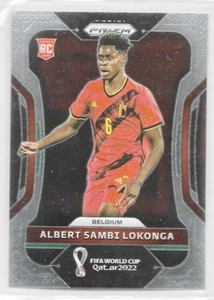 Albert Sambi Lokonga Belgium 2022 Panini PRIZM FIFA World Cup Rookie #13 - Picture 1 of 1